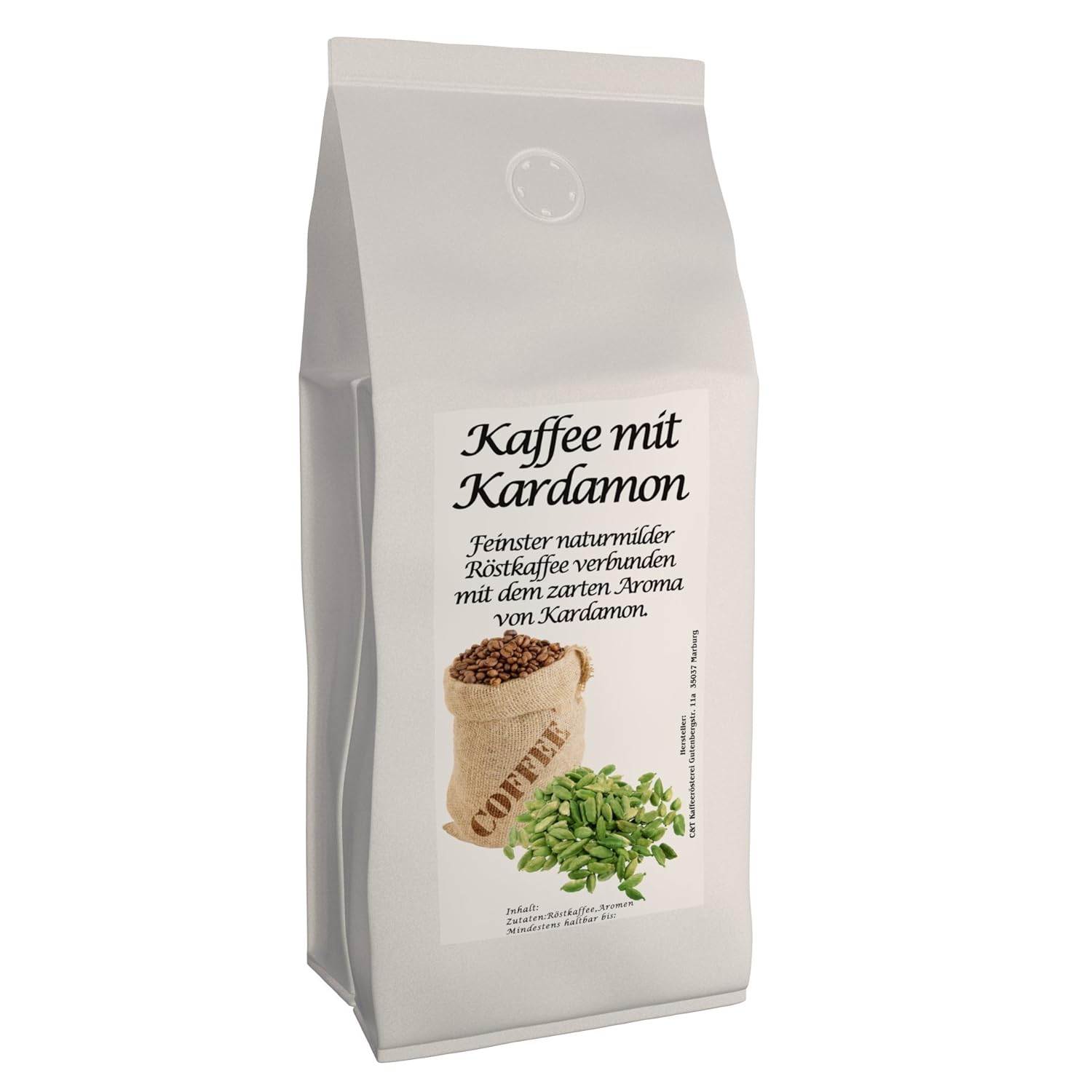 C&T Aroma Coffee - Flavored Coffee Ground - Cardamom 200 g - Private Roastery Top Coffee Flavored Coffee