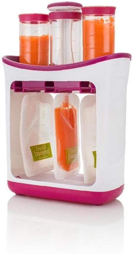 AYRSJCL Squeeze Food Station Baby Food Organiser Storage Container Baby Food Maker Set Fruit Puree Packaging Machine