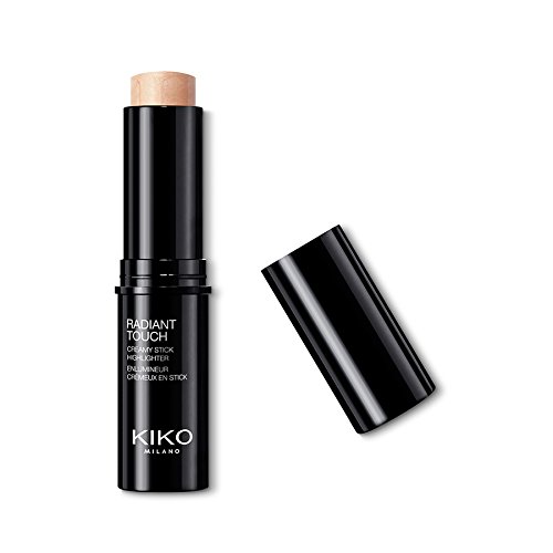 KIKO Milano Radiant Touch Creamy Stick Highlighter 102 | Brightener Stick: Creamy Texture with Radiant Finish, biscuit ‎102 golden
