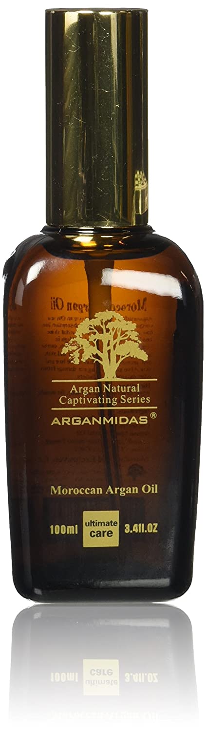 Arganmidas Moroccan Argan Oil - 100ml - Argan Oil Treatment for All Hair and Skin Types