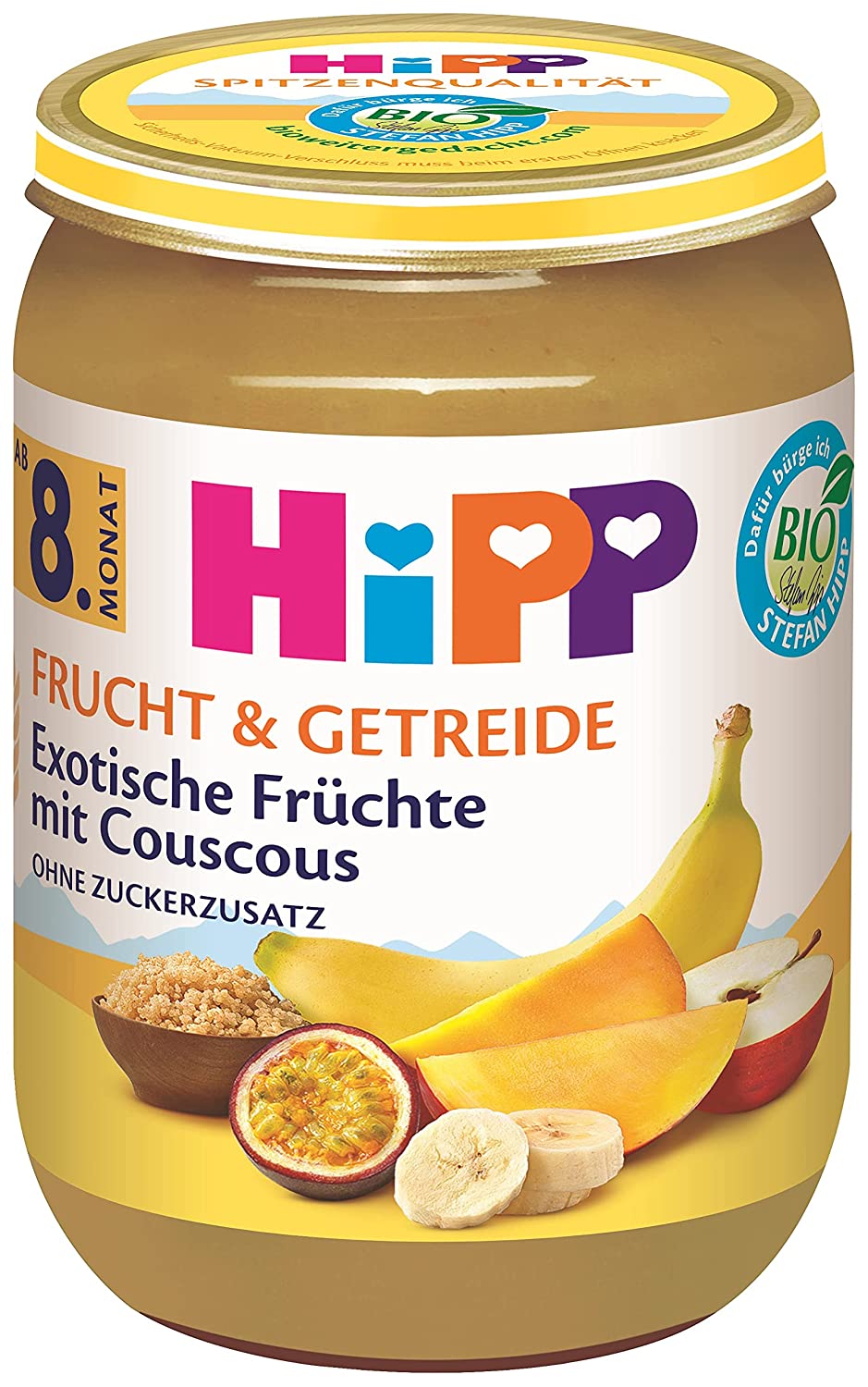 HiPP Bio Frucht & Getreide Exotische Früchte mit Couscous