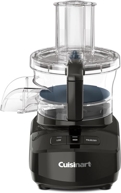 Cuisinart 9 Cup Continuous Feed Food Processor with Fine and Medium Reversible Chopping and Cutting Disc, Universal Blade, Continuous Feed Attachment and Storage