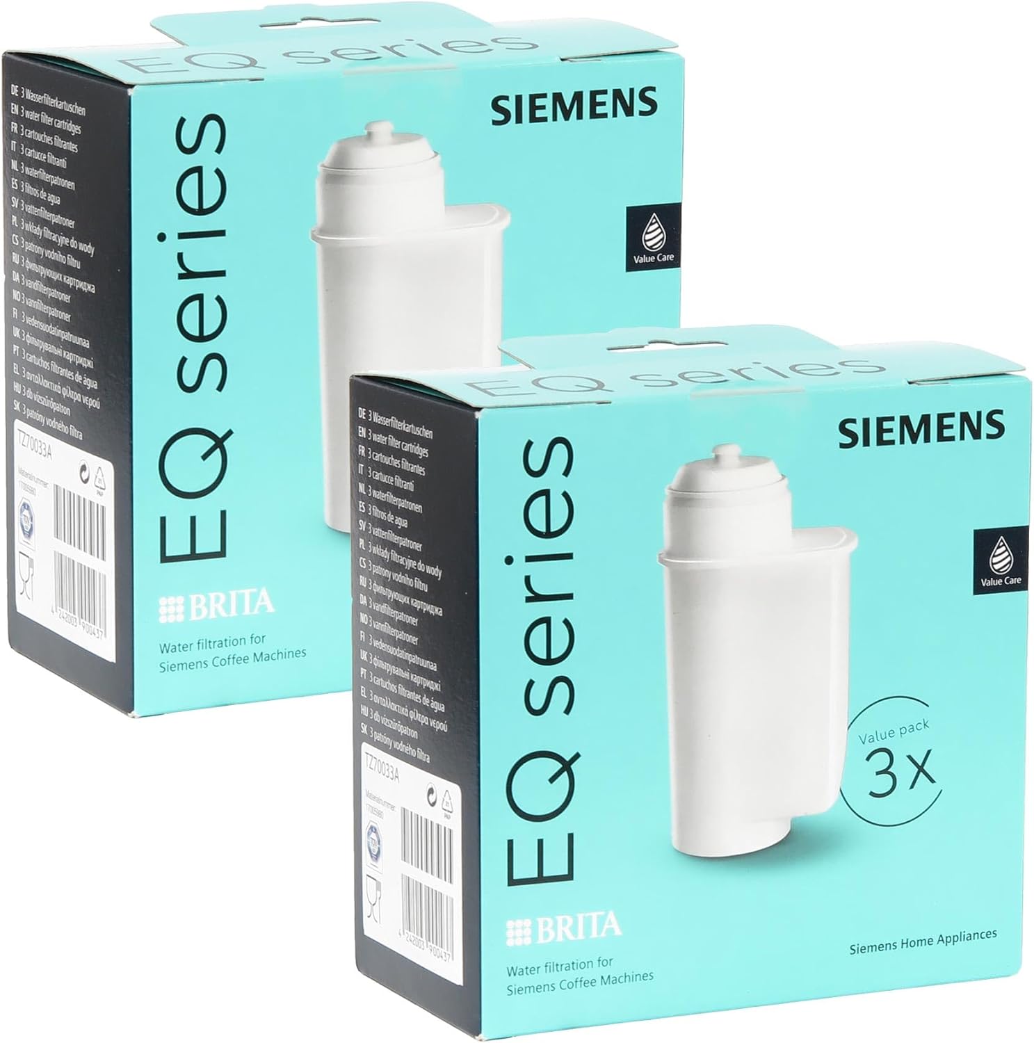 6x Siemens Brita Intenza Water Filter (TZ70003)