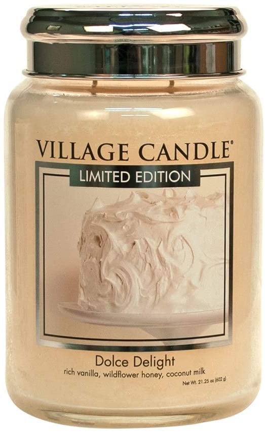 Village Candle - Scented Candle - Tradition - Dolce Delight - 626 G - Limit