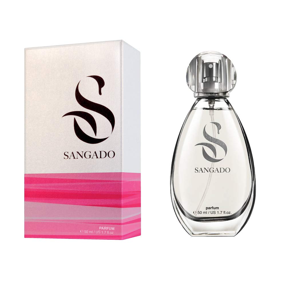 Sangado Costa del Sol Perfume for Women, 8-10 Hours Long-Lasting, Luxuriously Fragrance, Floral Woody Musk, Delicate French Essences, Extra Concentrated (Perfume), 50 ml