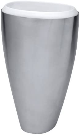 Villeroy & Boch 1270397252 Fusion Vase Stainless steel Plus Porcelain
