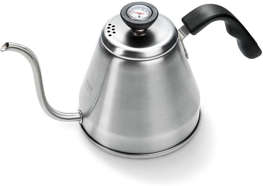 Tchibo Manual Kettle, Integrated Thermometer, For Induction, Ceramic and Electric Hobs, Stainless Steel