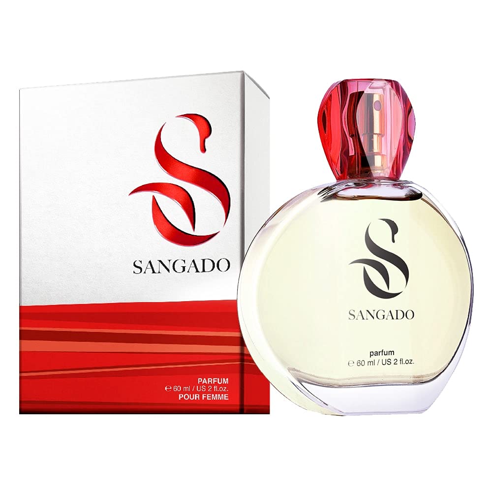 ICON by SANGADO Perfume for Women, 8-10 Hours Long-Lasting, Luxuriously Fragrant, Chypre Floral, Delicate French Essences, Extra Concentrated (Perfume), Stylish, Discreet, Elegant, 60 ml Spray