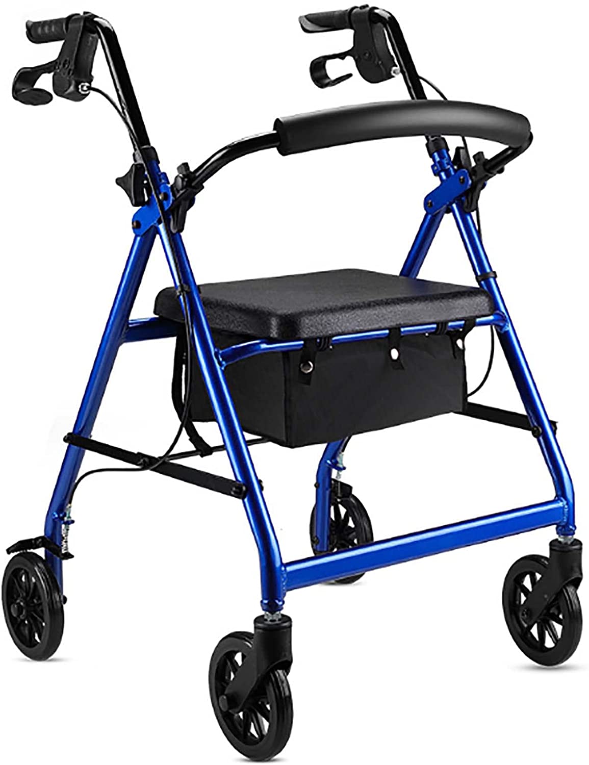 Better Angel HM Foldable Rollator with Seat - Rollator Easy to Fold, Rollator Foldable and Lightweight, Lightweight Rollator, Folding Walking Aid, Lightweight Rollator