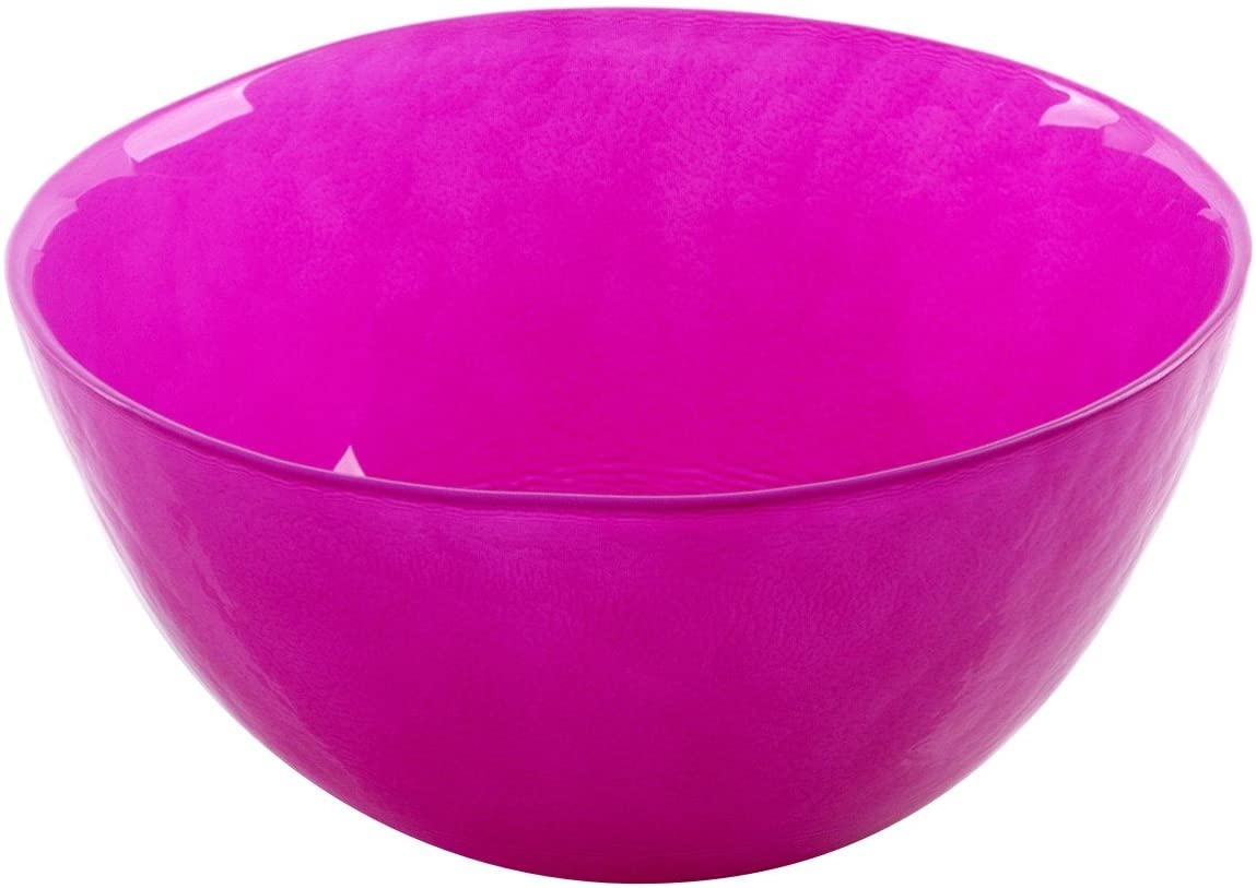 Bohemia Cristal Play of Colors Bowl, Approx. 210 mm in diameter, made of soda-lime sodium