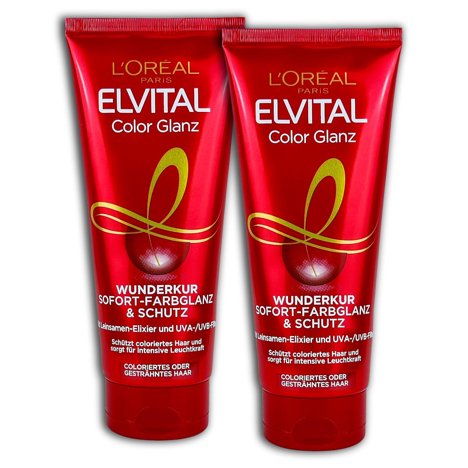 Elvital Wunderkur Color Shine 2 x 200 ml Pack of 2