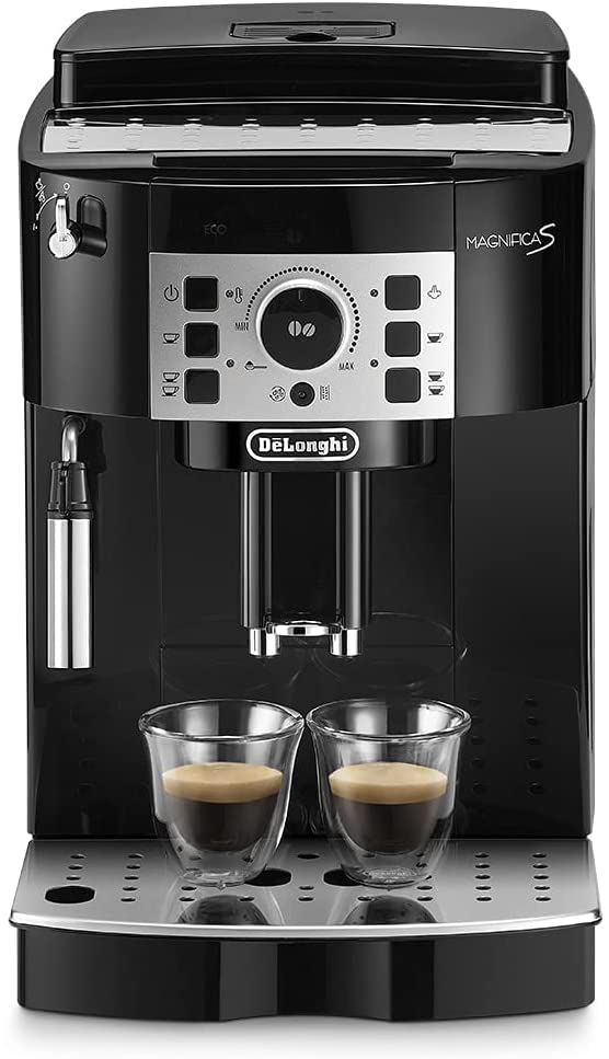 DeLonghi De\'Longhi Magnifica S ECAM20.116.B 2-in-1 Fully Automatic Coffee Machine, Black