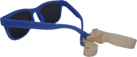 Sunglasses kids dark blue frame with removable headband, 1 piece
