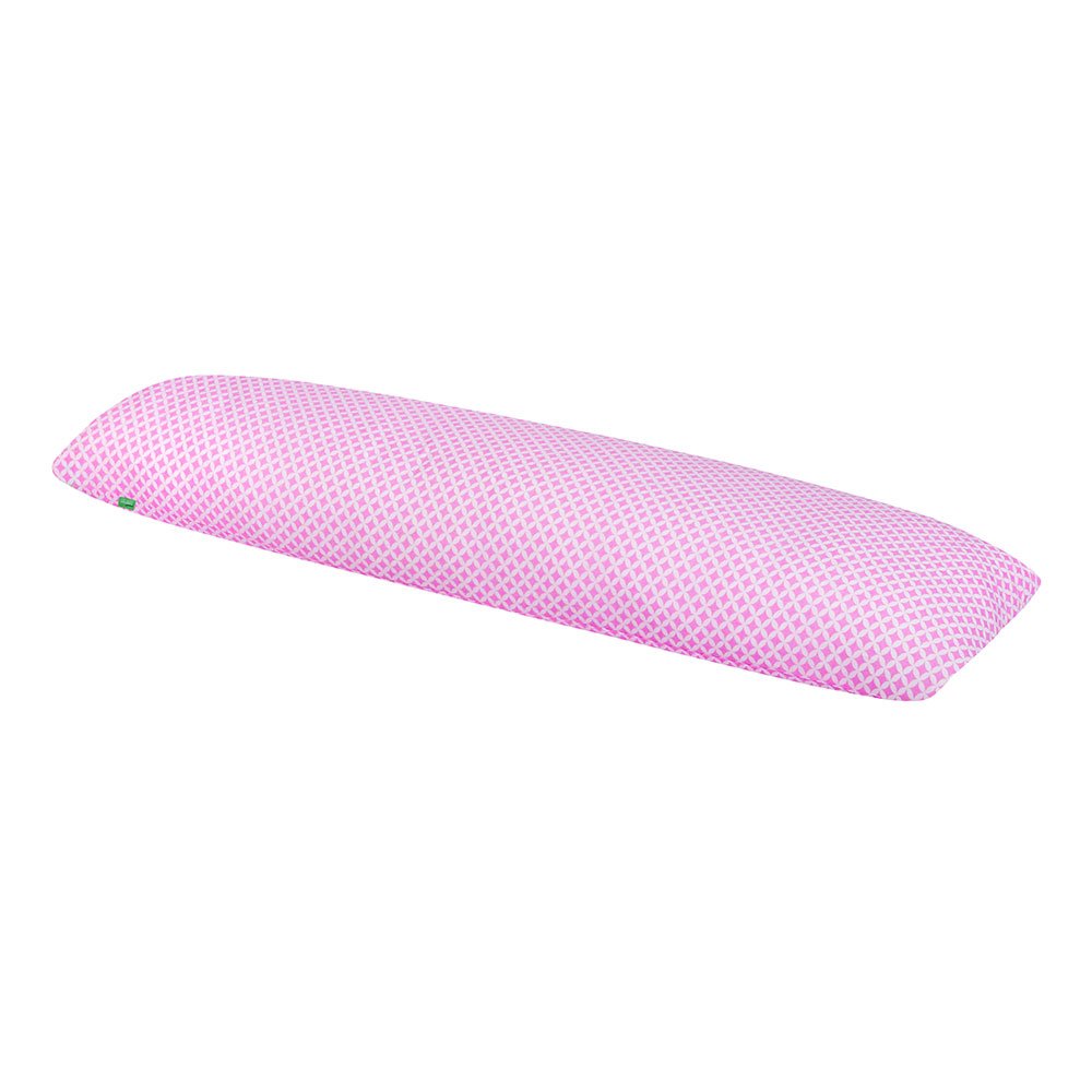 Lulando Sleepside Body Pillow Pregnancy Pillow Body pillow (145 x 40 cm or 120 x 40 cm. Soft and comfortable pillow to sleep and Relax., Size: 145 x 40 cm, Colour: Sparkling Pink/White