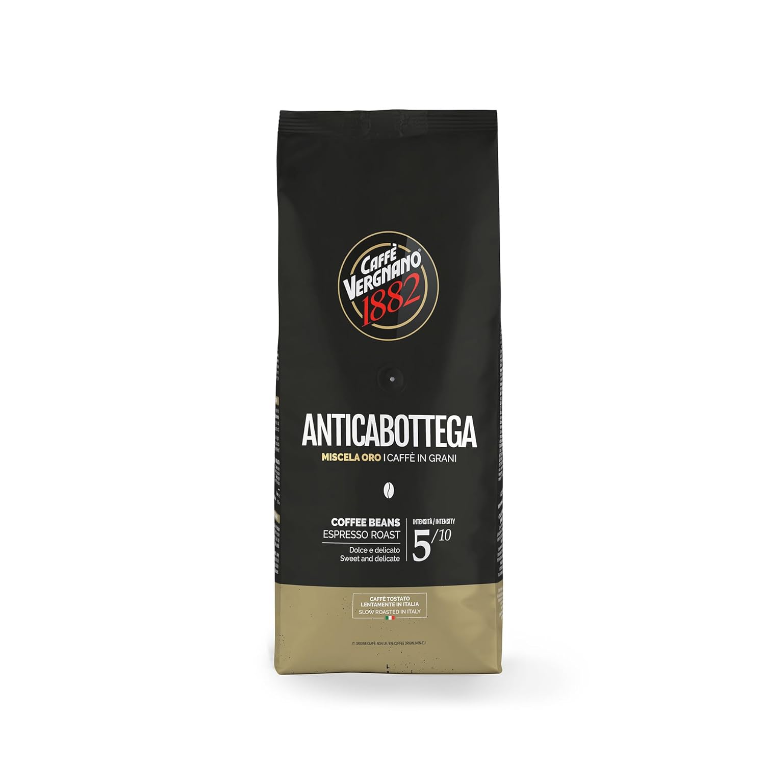 Caffè Vergnano 1882 Anticabottega Coffee Beans – 1 Pack Containers 1 kg