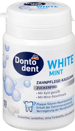 Chewing gum, White Mint with Xylitol, 50 pieces