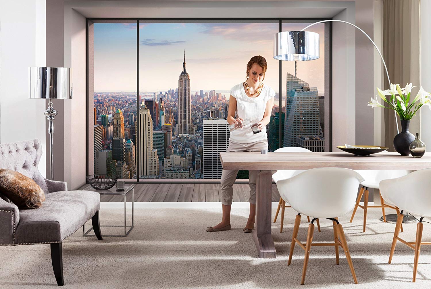 Komar Photo Wallpaper 8, 368X254 Cm, 916 Penthouse View Manhattan