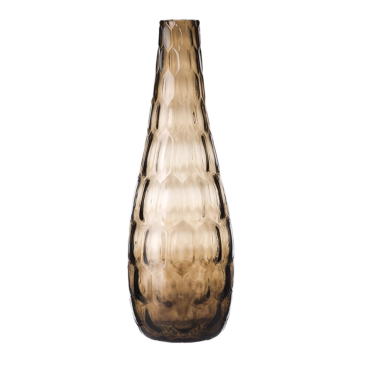 Leonardo 034938 Solifleur Glass Vase – Marrone/Brown, Height 39 Cm