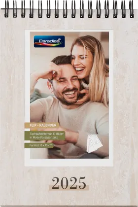 PARADIES Flip frame calendar, 1 pc
