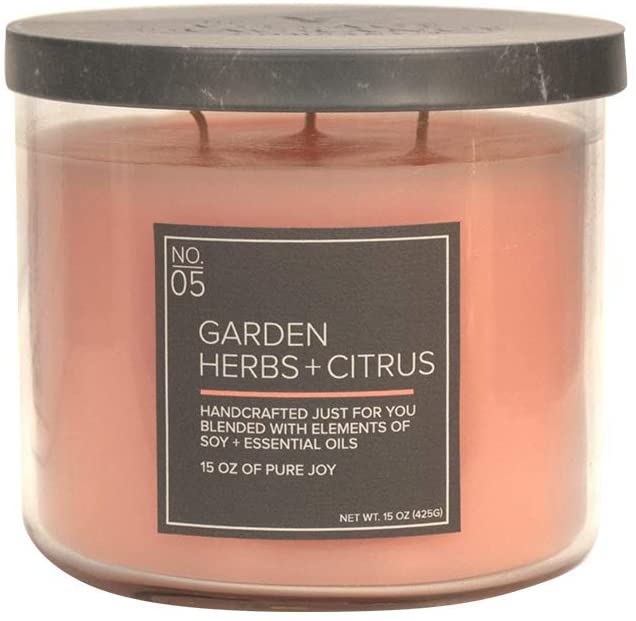 Village Candle - Scented Candle - Garden Herbs & Citrus - 425 G