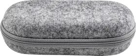 Sunglasses case hard shell gray, 1 pc
