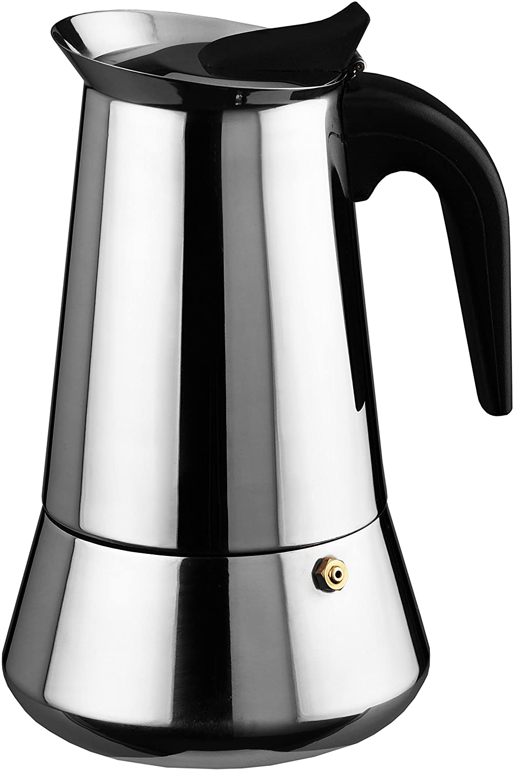 Ilsa Espresso pot, stainless steel, silver-coloured, 6 cups, silver