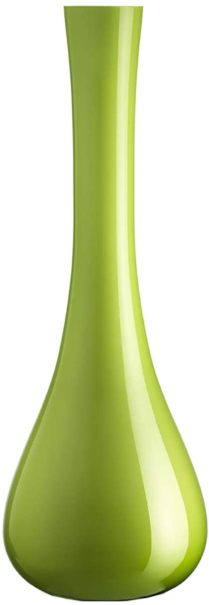 Leonardo Glass Vase Sacchetta - 60 Cm, Green