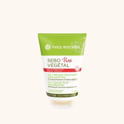 Yves Rocher Sebo Pure Vegetal 3-in-1 Skin Cleansing Gel 125ml