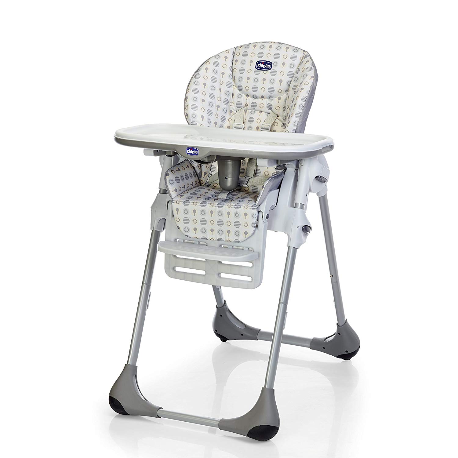 Chicco Polly 07079335470000 PROGRES5 High Chair, Grey