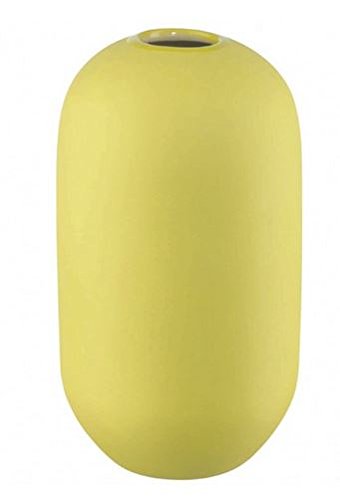 Asa 2500434 Ceramic Vase, 18 X 10.5 X 18 Cm, Yellow