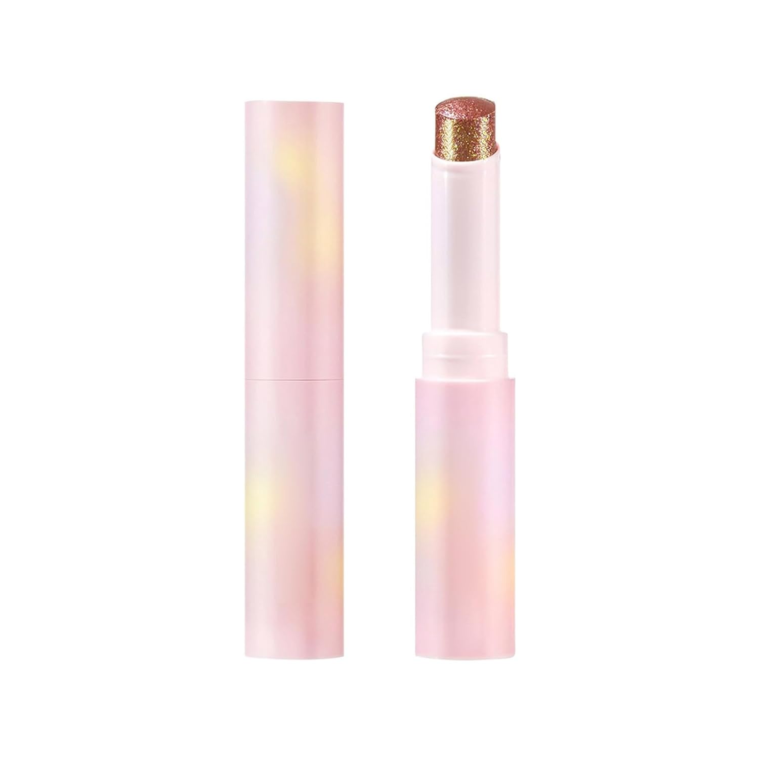 Crystal Jelly Glaze Stick Eyeshadow Stick Brightener Pencil Coloring Pencil with Easy to Blend Long-Lasting Eyeshadow SNh195 (W, 8.3 cm)