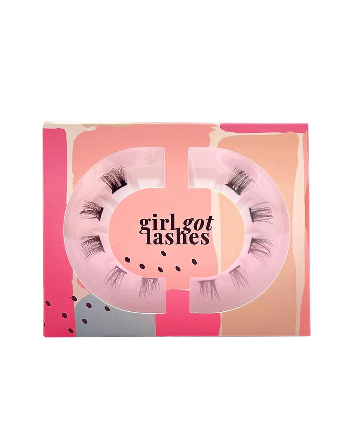 GIRLGOTLASHES Mini Box Doll Eye Edition N°2 Eyelash Extensions for Home 1 Pair of Eyelashes Fake Lashes with 5-7 Days Hold Vegan Handmade