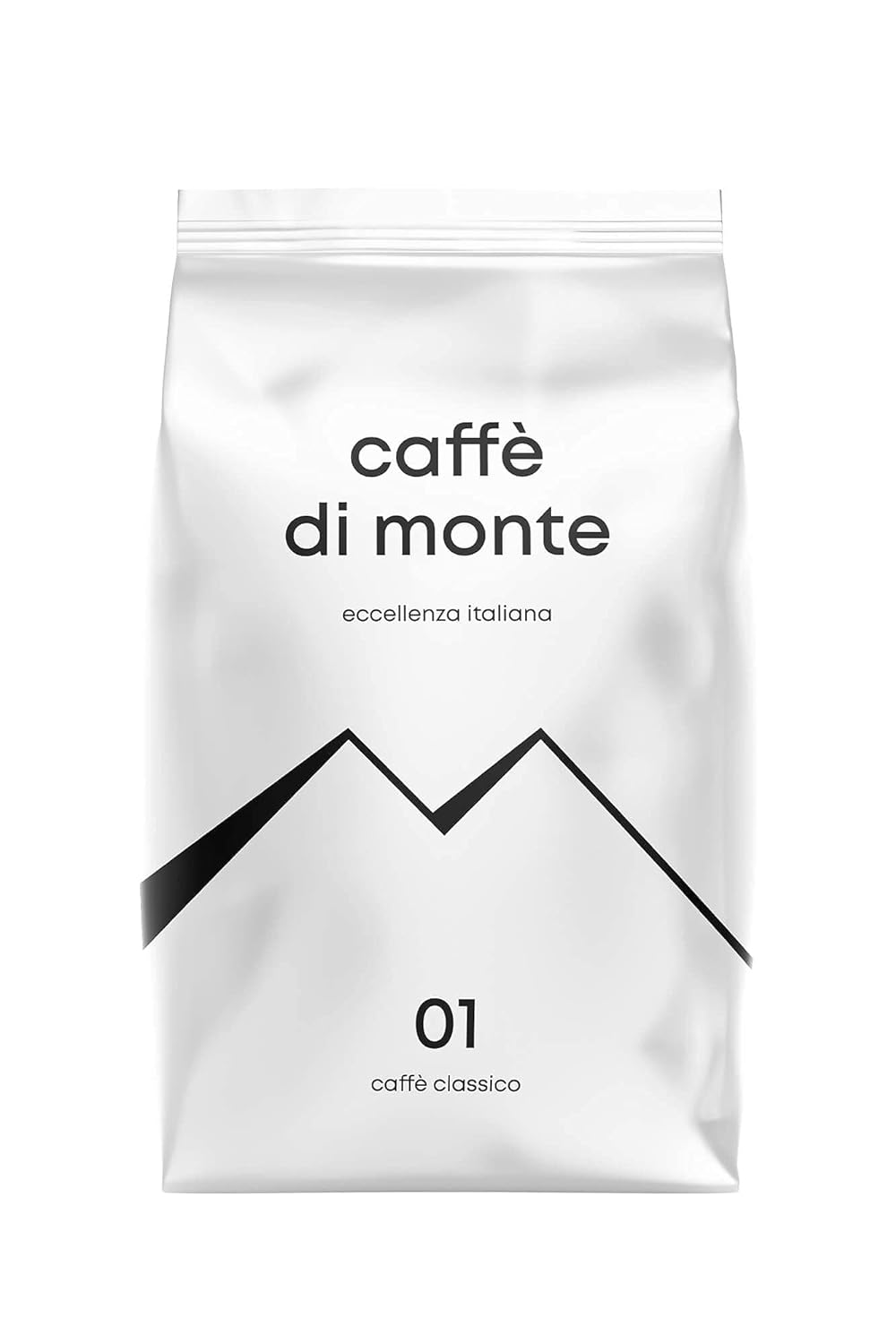 CAFFÈ DI MONTE® Classico Whole Coffee Beans (1 kg) - Ideal for Coffee from Portafilter & Fully Automatic Machines or as Filter Coffee - Medium Roast Italian Style - Chocolate, Nutty - Low Acid