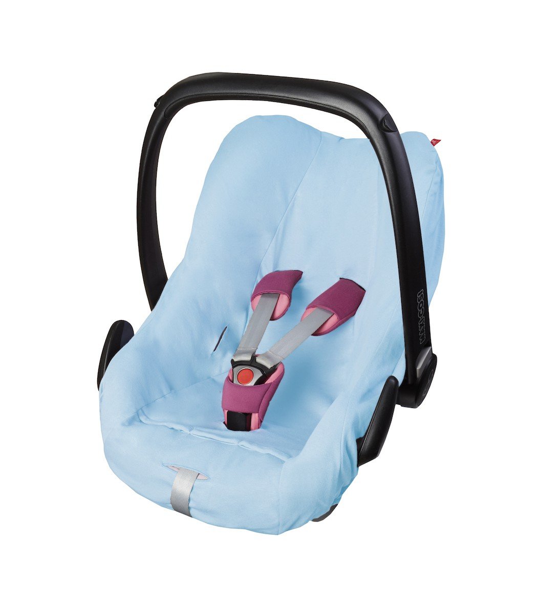 ByBoom – 100% cotton, summer cover, universal cover for baby seat, car seat e.g Maxi Cosi CabrioFix, City, Pebble. Designed in Germany. Made in the EU.