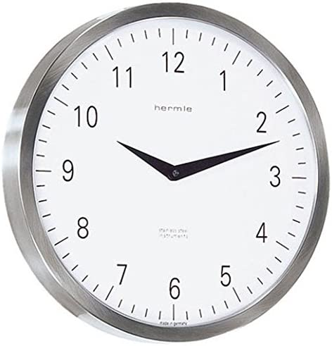 Modern Wall Clock with Radio, Radio Clock, Battery Operated Metropolitan Hermle – 30466 000870