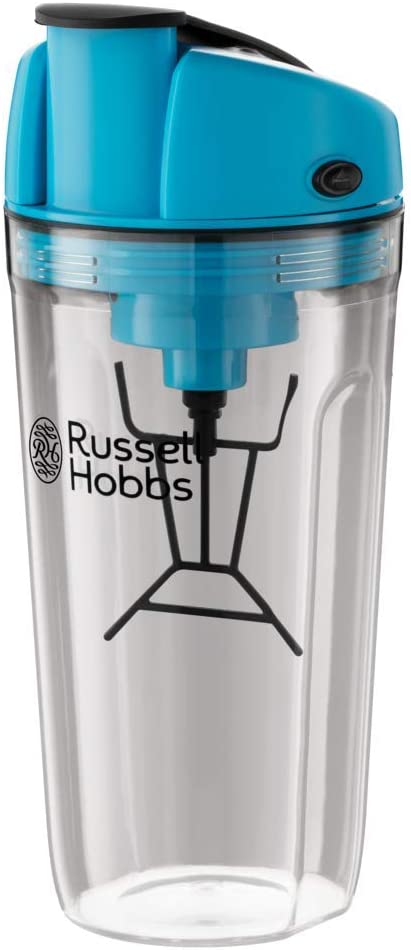 Russell Hobbs InstaMixer, Electric Sports Drink Mixer, 600ml, BPA Free, Powder Compartment, Protein, Protein, Fitness, Diet & Cocktail Shaker 24880-56