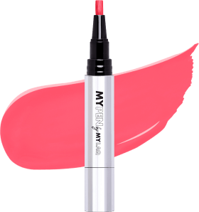 MYLAQ UV NAIL POLISH MY PEN 3IN1 - My easy pink, 3.7 ml