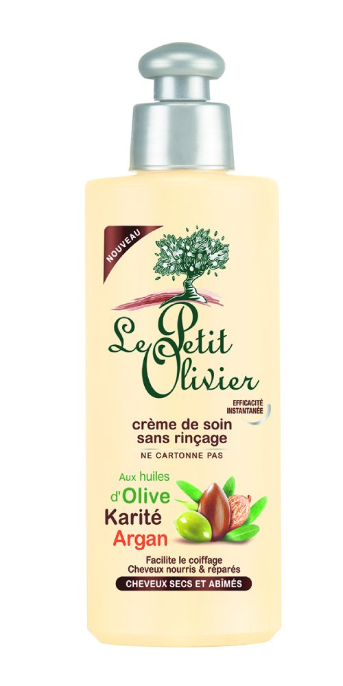 Le Petit Olivier Hair Cream for Dry and Damaged Hair with Olive, Shea and Argan 200 ml
