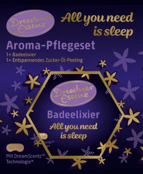 Dresdner Essenz Gift set bath elixir All you need is sleep 2 pieces, 1 pc