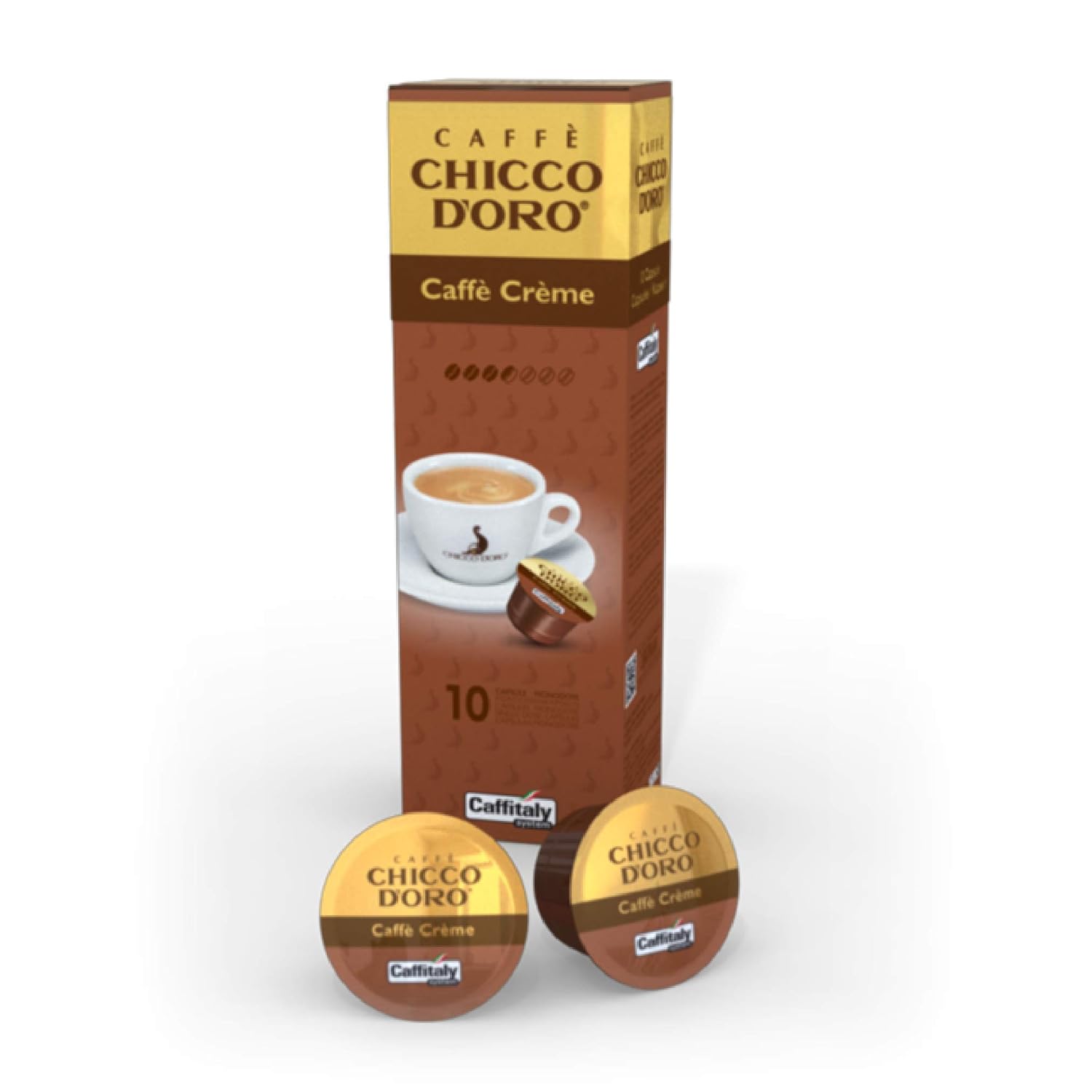 Chiccodoro Caffitaly Caffè Crème, 10 Capsules, 80 g