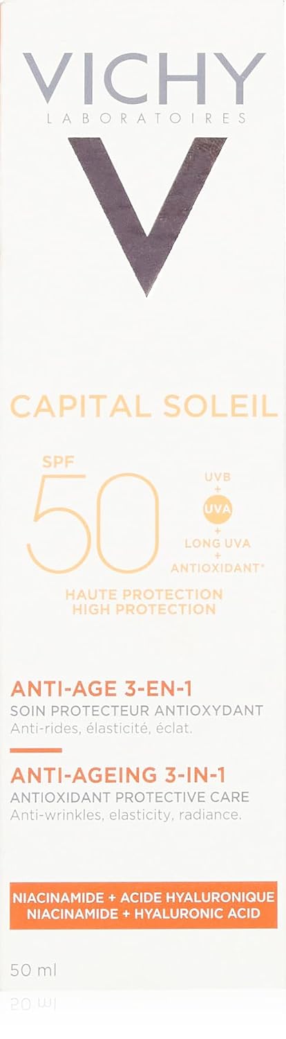 Loreal Germany Capital Solil Sin Antioxidant Anti-Age SPF50 50 ml, No Color