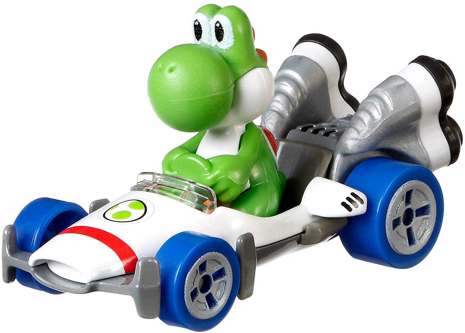 Hot Wheels Mario Kart Replica Die-Cast Yoshi Toy Vehicle 1: 64