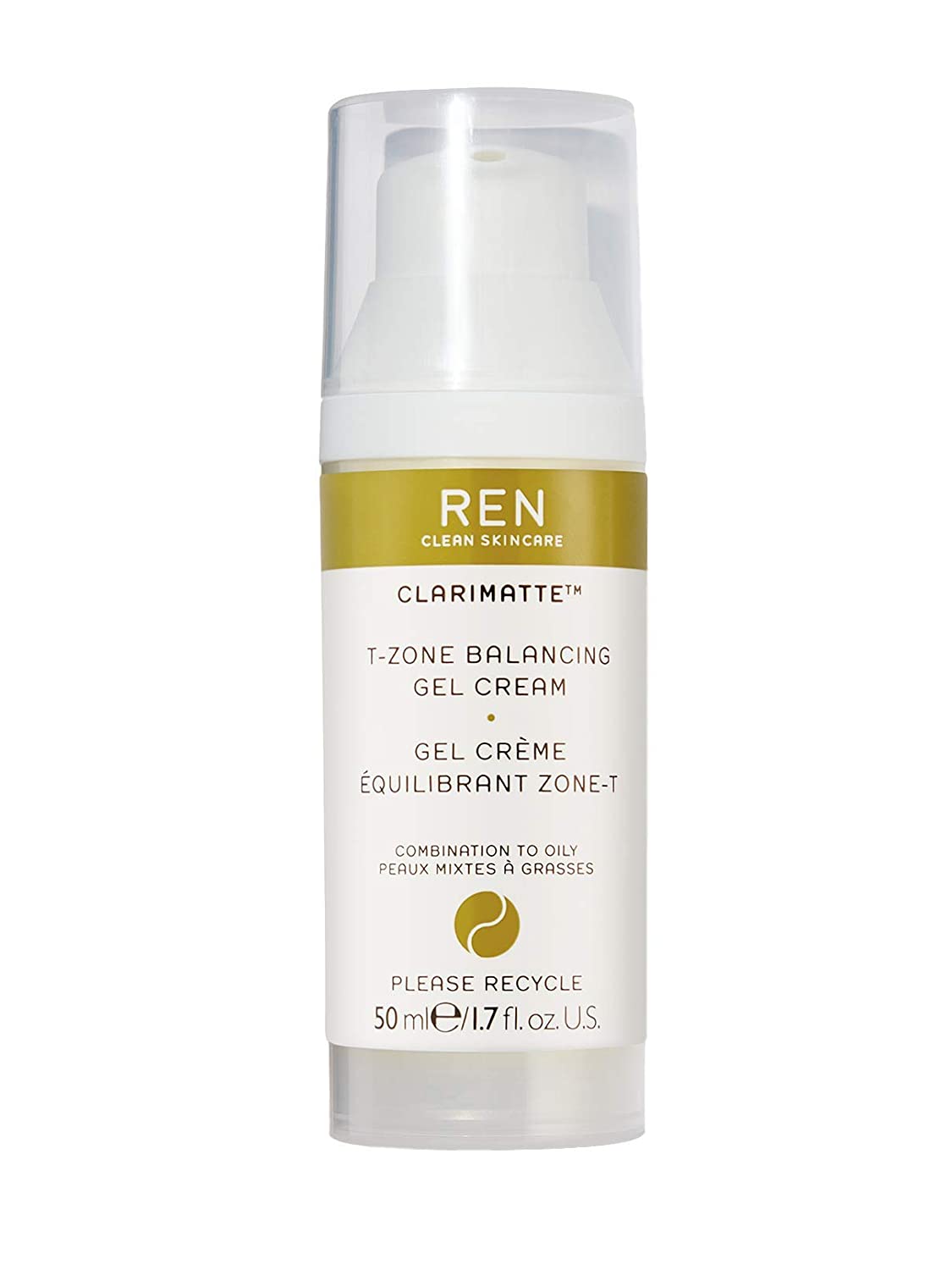 REN Clean Skincare Clarimatte T-Zone Balancing Gel Cream 50 ml