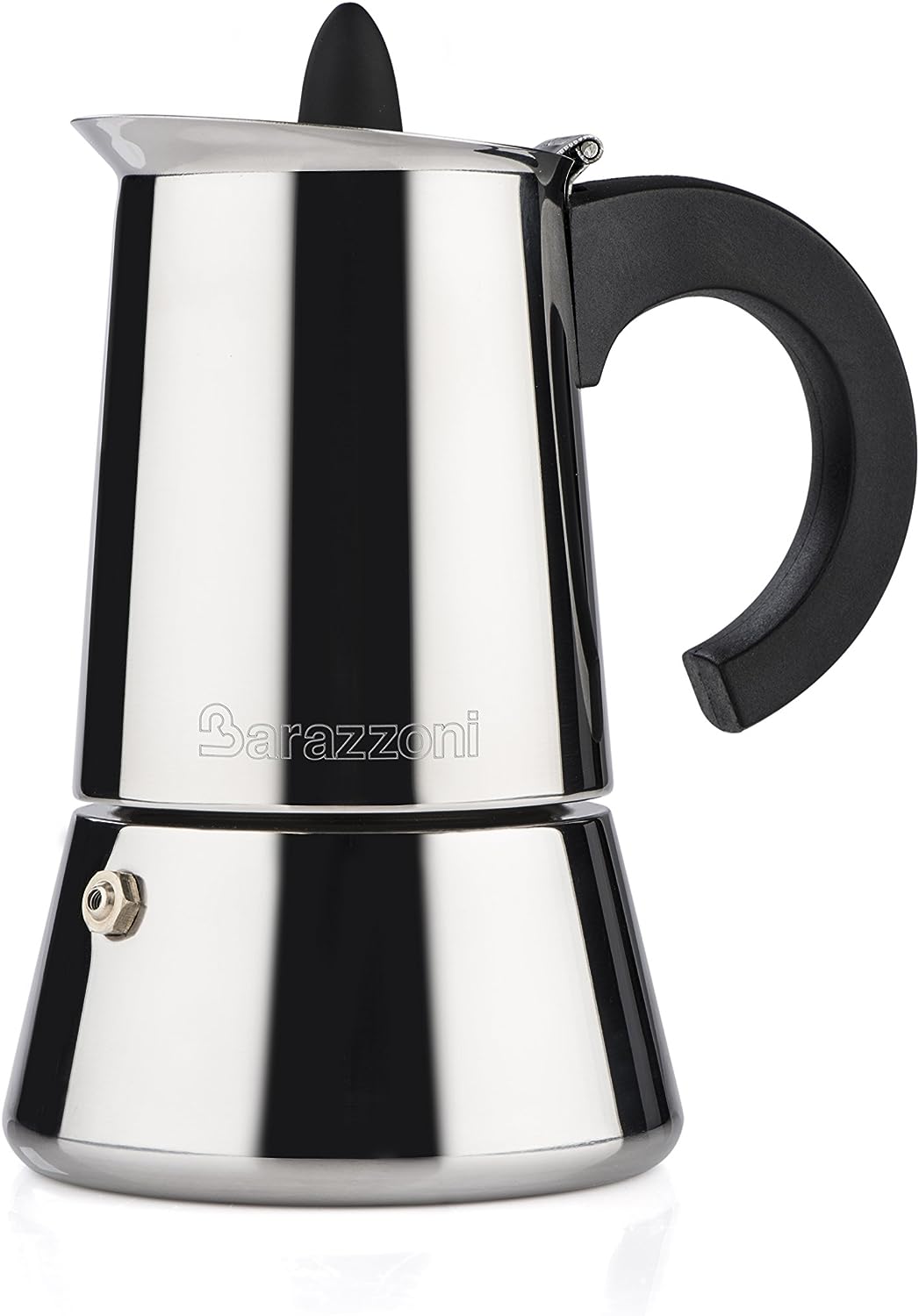 Barazzoni Coffee Maker 2 Cups, Stainless Steel