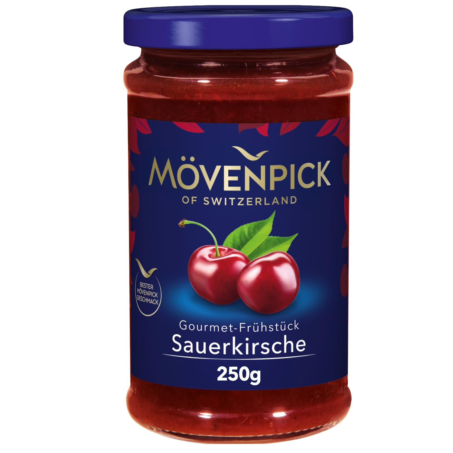 Gourmet Breakfast Sour Cherry, Premium Fruit Spread, 55 Percent Fruit, 250 g