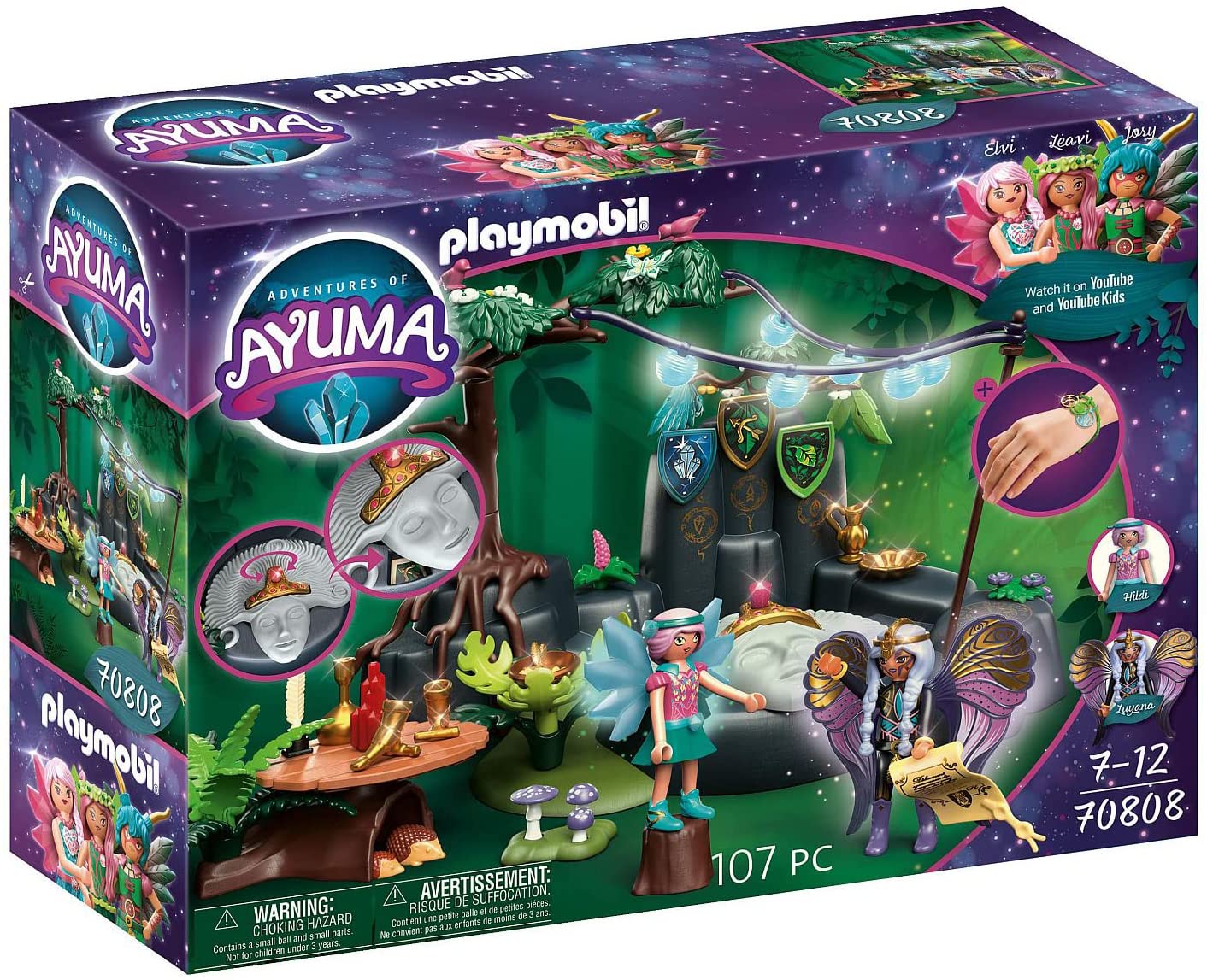 PLAYMOBIL Adventures of Ayuma 70808 Spring Ceremony, Toy for Children from 