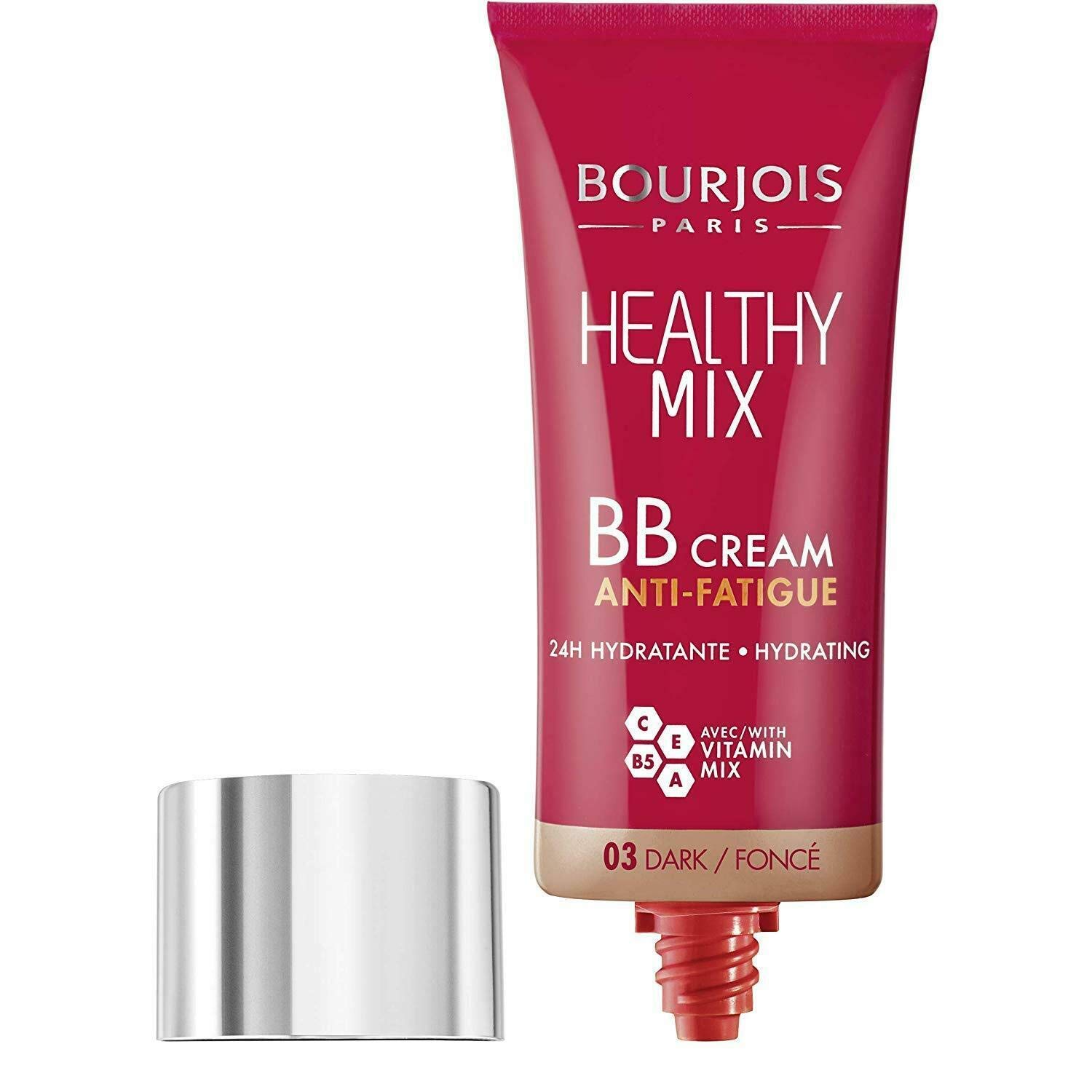  3 x Bourjois Healthy Mix BB Cream Anti-Fatigue Foundation (03 Dark), ‎03 dark
