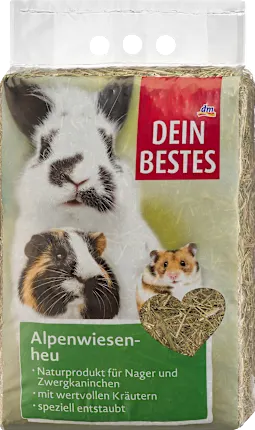 Rodent food Alpine meadow hay, 1 kg