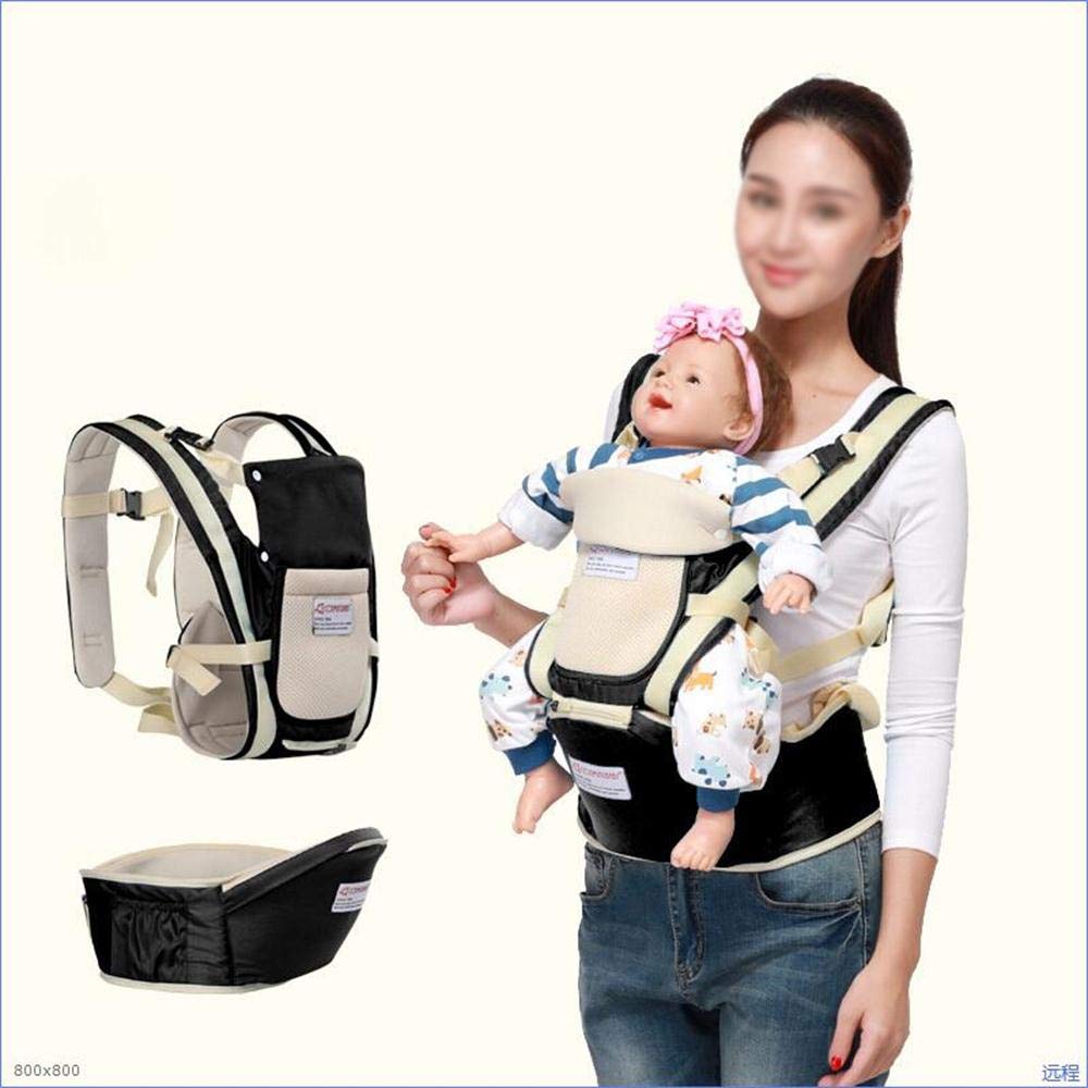 Unbekannt ARONGBC Baby Waist Stool 0-36 Months 30 kg Storage Ergonomic Baby Carrier Waist Breath Hipseat Kangaroo Sling Hip Seat Belt for Newborn Mom