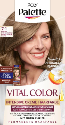 Hair color vital color 7-1 cool dark blonde, 1 st